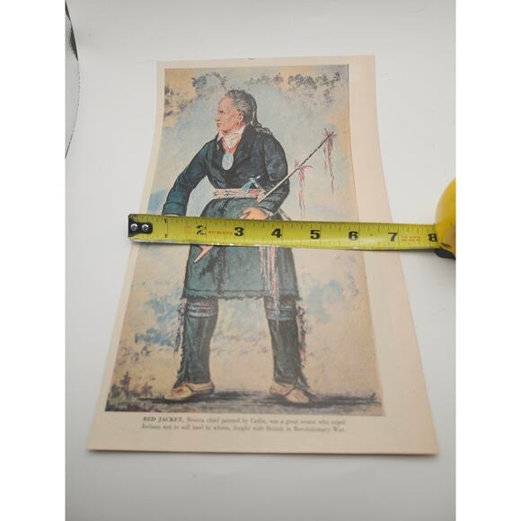 Print Red Jacket by George Catlin Seneca Chief Native American Wall Art 11x7 - Picture 4 of 8